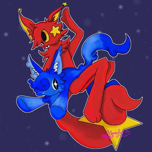 Star and Blue Star