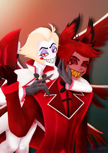 RadioApple (Alastor &amp; Lucifer) - Hazbin Hotel